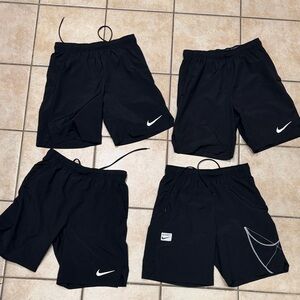 Nike MEN Black Athletic Shorts 4 pc 🩳 training tennis 🎾 1 pc Under Armour 5 pc